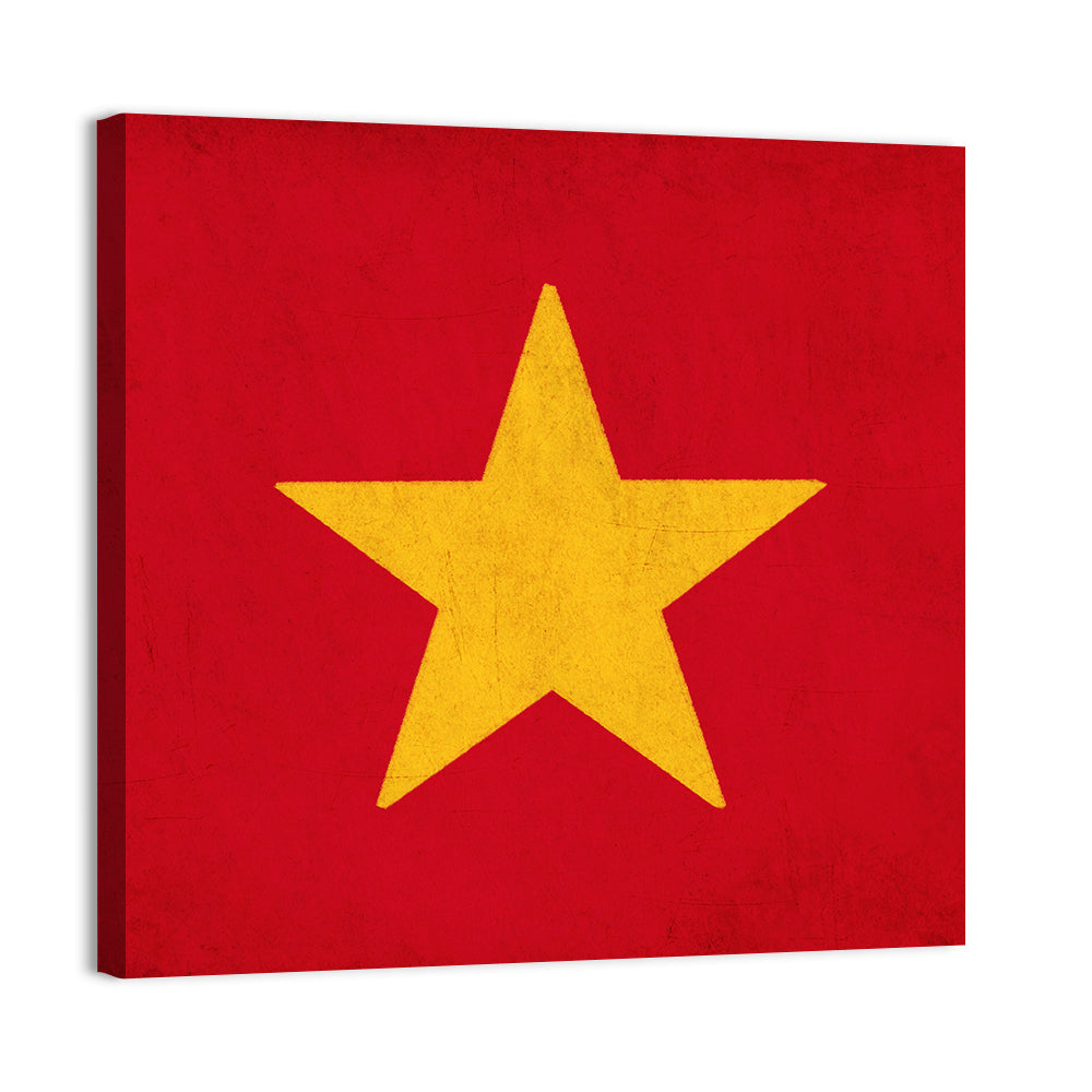 Vietnamese Flag Graphic Wall Art