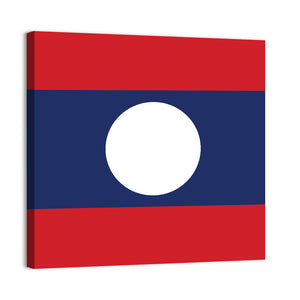 Flag Of Laos Wall Art