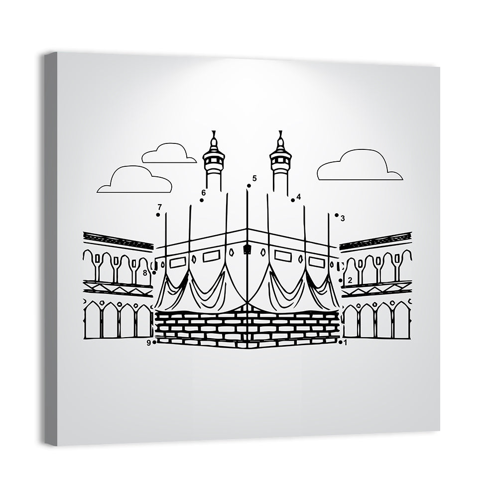 Khana e Kaaba Artwork Wall Art