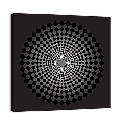 Optical Illusion Illustration Wall Art