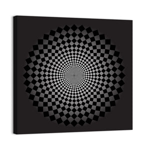 Optical Illusion Illustration Wall Art