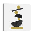 Balanced Geometric Stack Wall Art