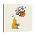 Striped Leaf Minimalist Botanical Wall Art