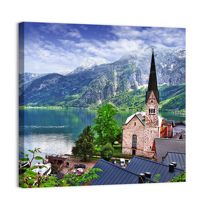 Stunning Alpen Scenery Hallstatt Wall Art