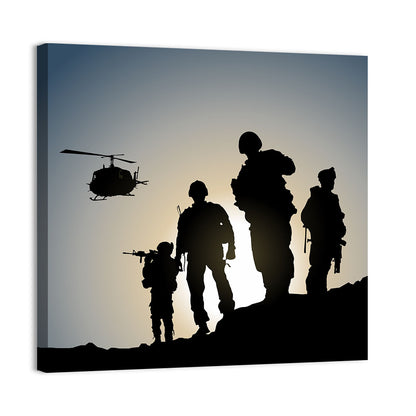 Army In Battlefield Wall Art