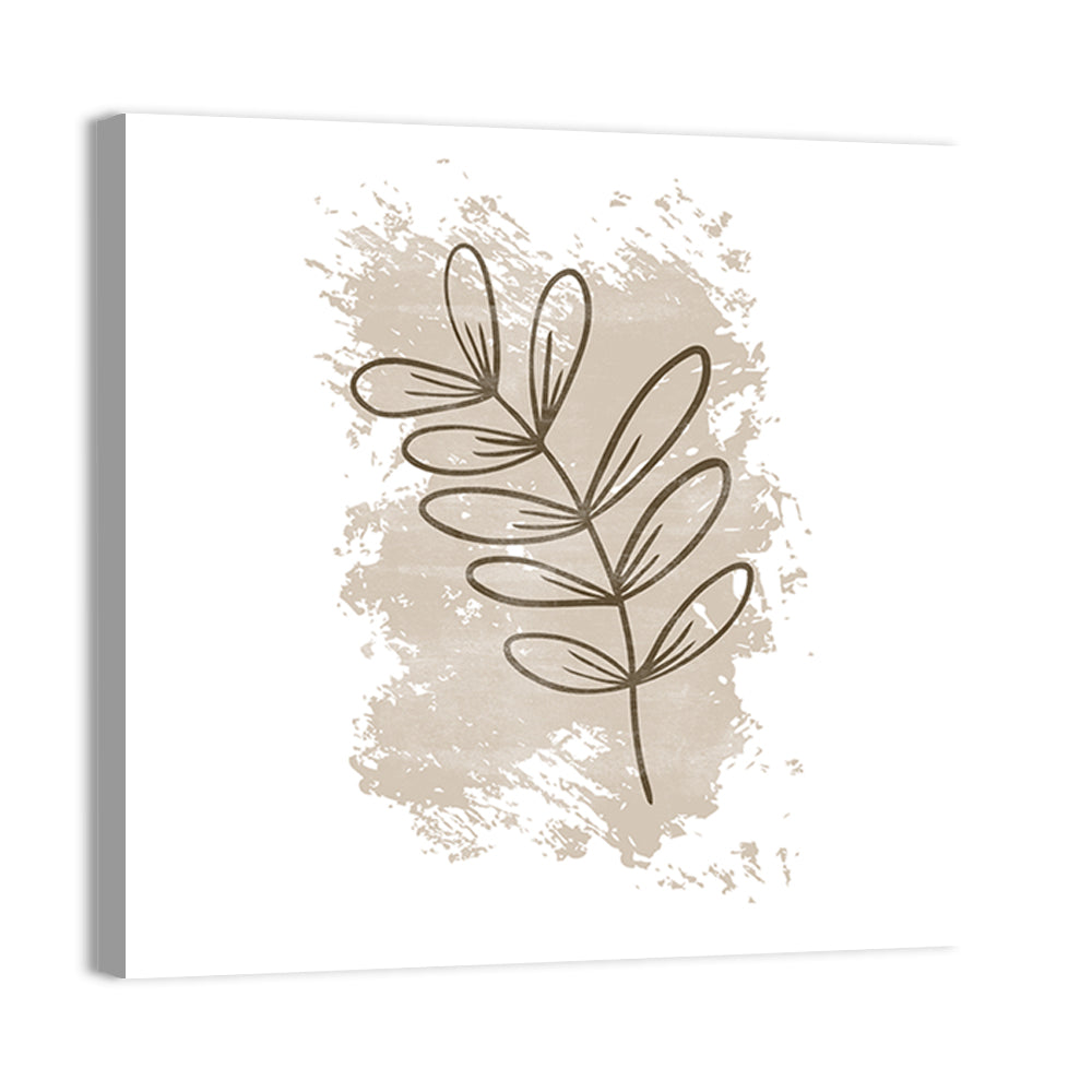 Centered Leaf Study Wall Art