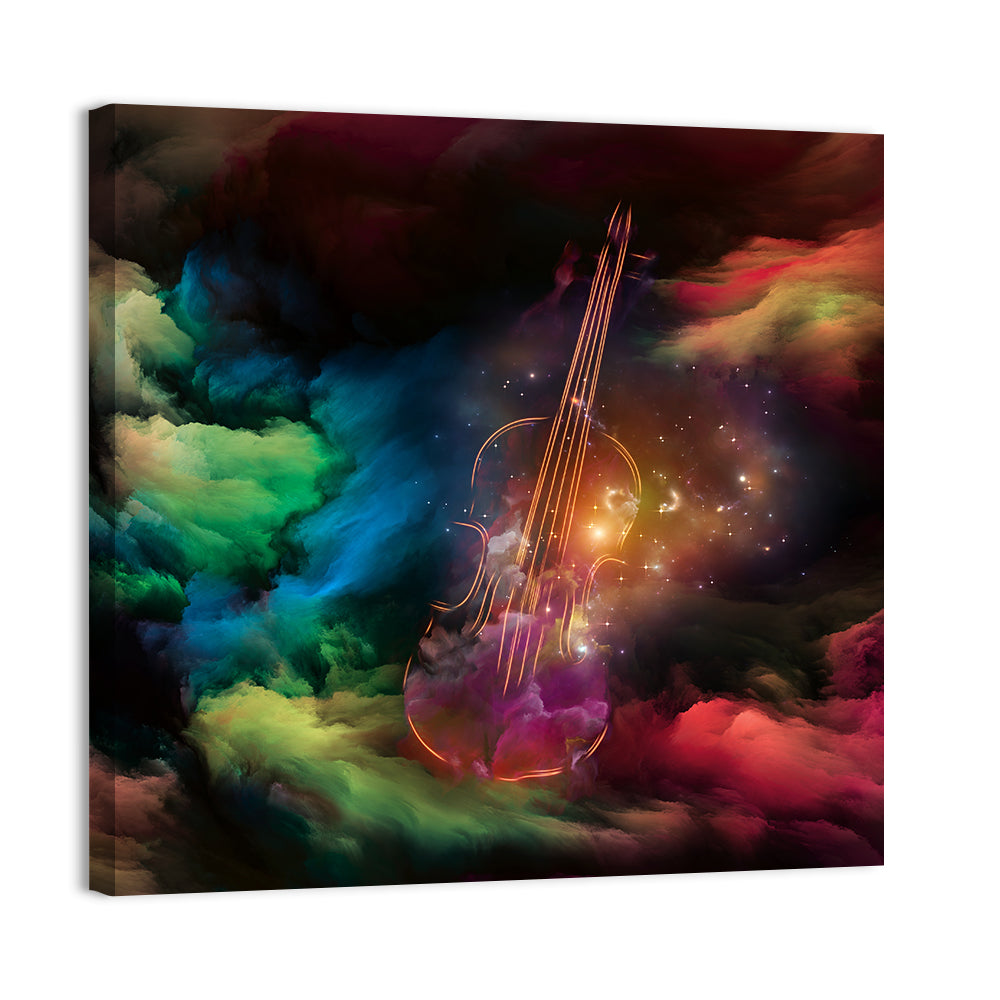 Cosmic Violin Wall Art