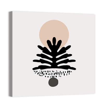 Textured Tropical Tree Wall Art