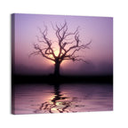 Bare Tree at Dawn Wall Art