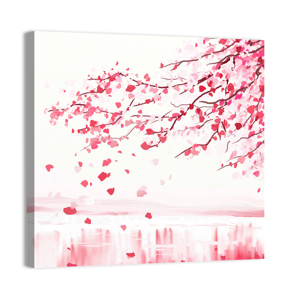 Japanese Cherry Blossom Tree Wall Art