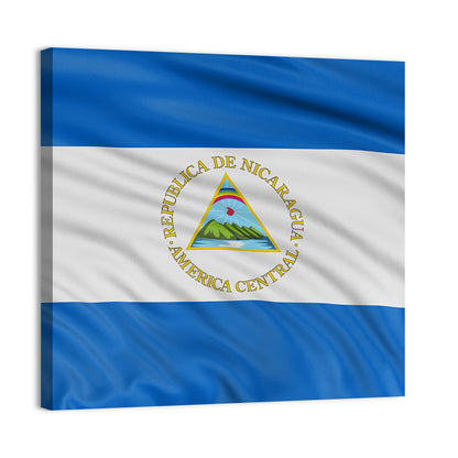 Flag Of Nicaragua Wall Art