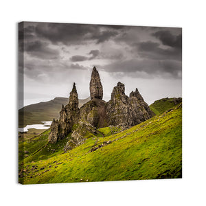 Old Man Of Storr Rock Formation In Scotland Wall Art