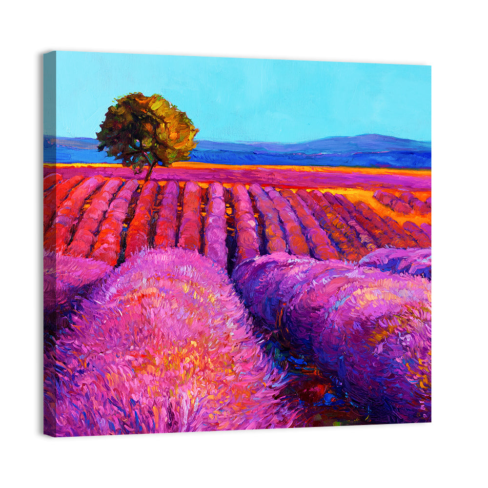 Lavender Fields Artwork Wall Art