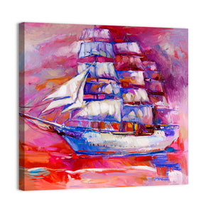 Sail Ship & Sea Artwork Wall Art