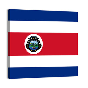 Flag Of Costa Rica Wall Art