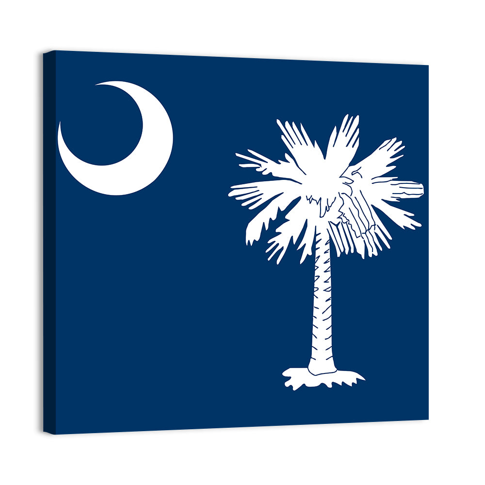 South Carolina Flag Graphic Wall Art