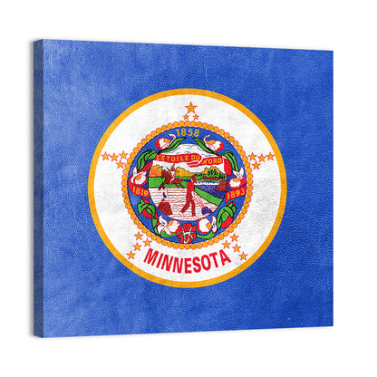 Flag Of Minnesota State Wall Art