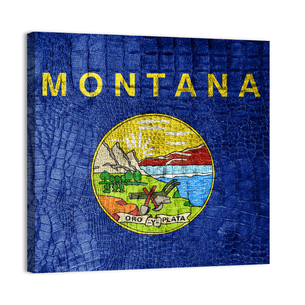 Montana State Flag Wall Art