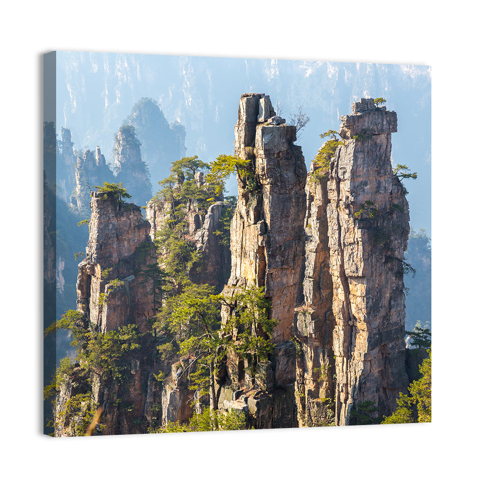 Zhangjiajie Sandstone Pillars Wall Art
