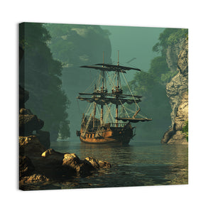 Sailing Ship Of 16th Century Artwork Wall Art