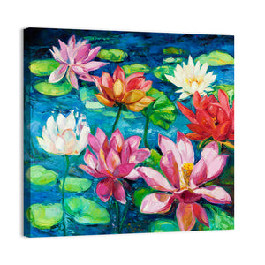 Water Lilly Painting Wall Art