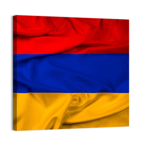 Waving Flag Of Armenia Wall Art