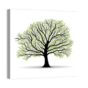 Vector Tree Silhouette Wall Art