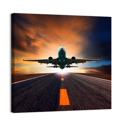 Passenger Jet Plane Wall Art