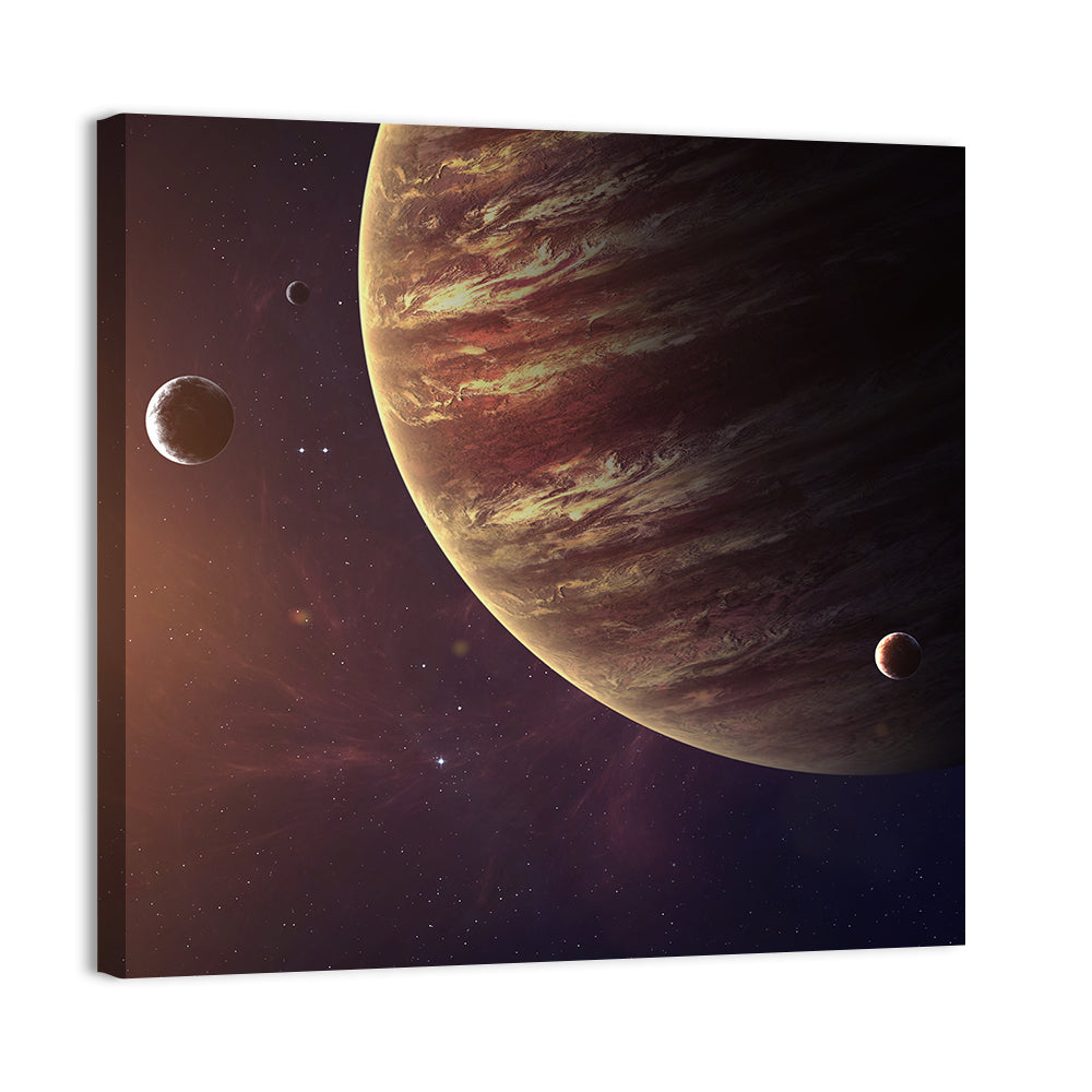 Jupiter from Space Wall Art