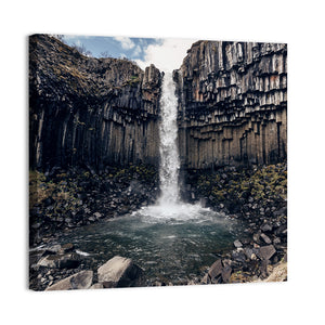 Svartifoss Black Waterfall Wall Art