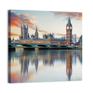 Big Ben & Houses Of Parliament UK Wall Art