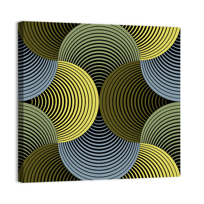 Ornate Geometric Petals Grid I Wall Art