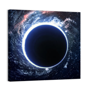 Black Hole Nebula In Deep Space Wall Art