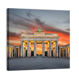 Brandenburg Gate In Berlin Wall Art