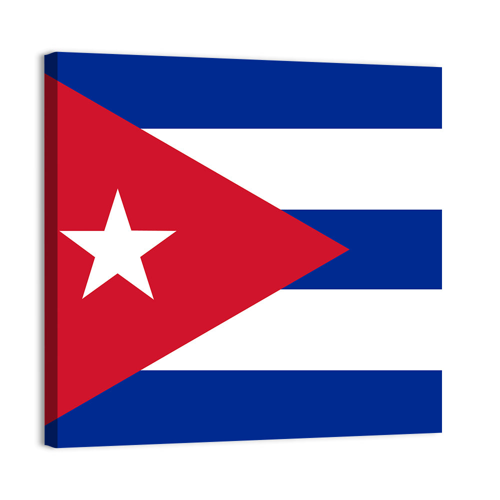 Cuban National Flag Wall Art