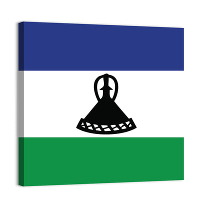 Flag Of Lesotho Wall Art