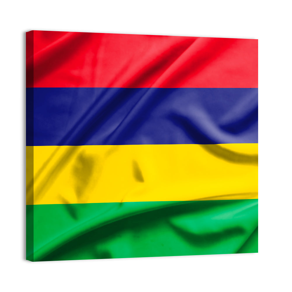 Flag Of Mauritius Wall Art