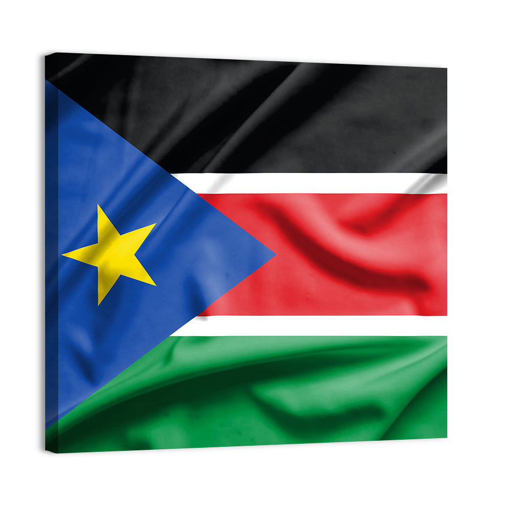 South Sudan Flag Wall Art