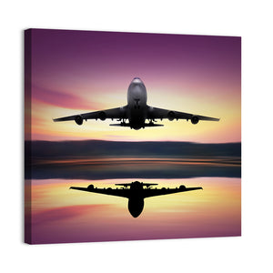 Airplane Taking Off Wall Art