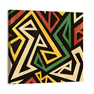 African Geometric Pattern Wall Art