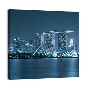 Singapore Skyscaper In Marina Bay Wall Art