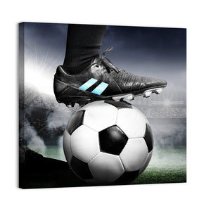 Soccer Under Foot Wall Art