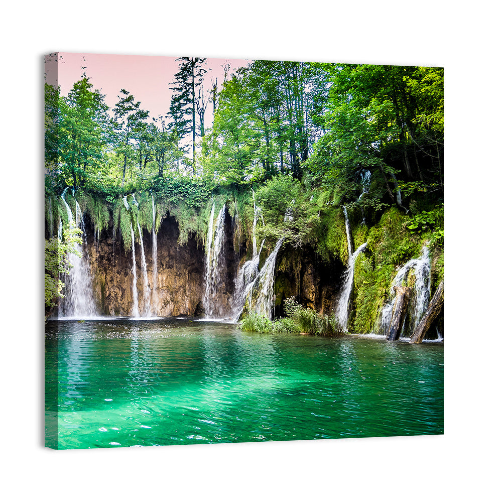 Plitvice Lakes Waterfalls Wall Art
