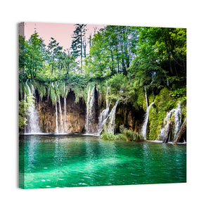 Waterfalls In Plitvice Lakes Wall Art