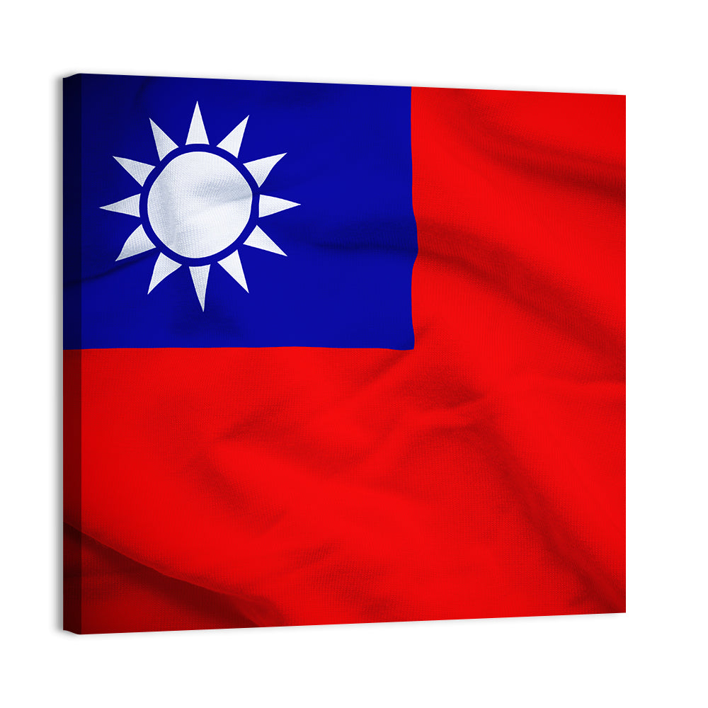 Taiwan National Flag Wall Art