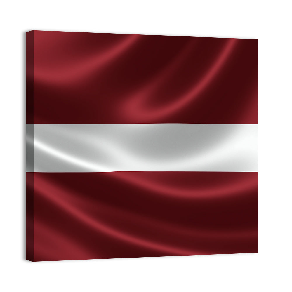 Flag Of Latvia Wall Art