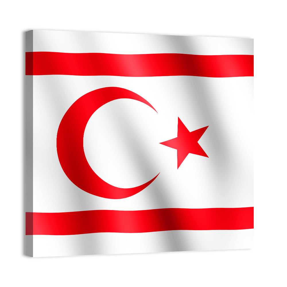 Flag Of Northern Cyprus Wall Art