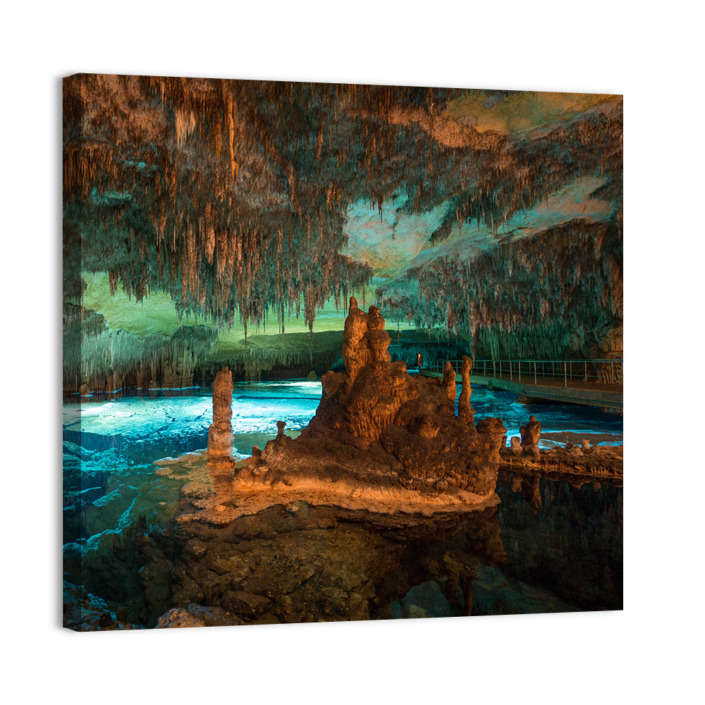 Dragon Caves Blue Lake, Majorca Wall Art