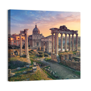 Roman Ruins In Rome Italy Wall Art