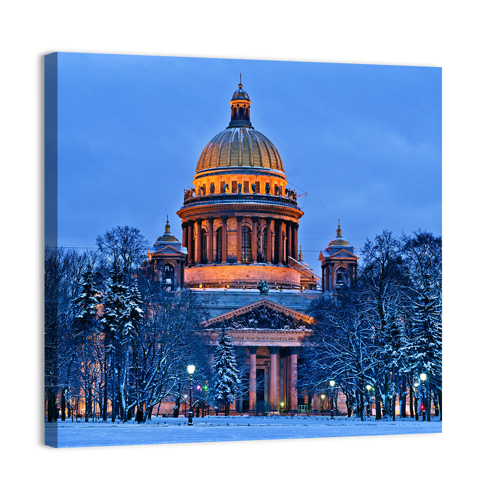 St Isaac Cathedral In Saint Petersburg Wall Art